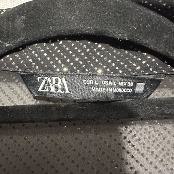 Zara Sheer Glittery Midi Dress - size L - Picture 7 of 8